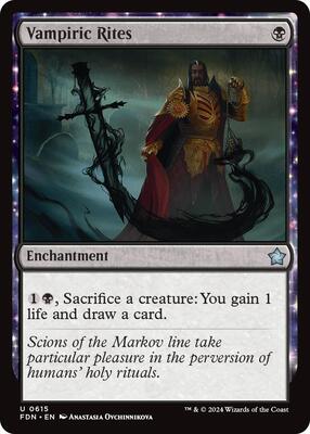Vampiric Rites card from Foundations
