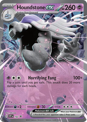 Houndstone ex card from SV: Scarlet & Violet Promo Cards