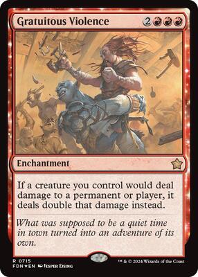 Gratuitous Violence card from Foundations