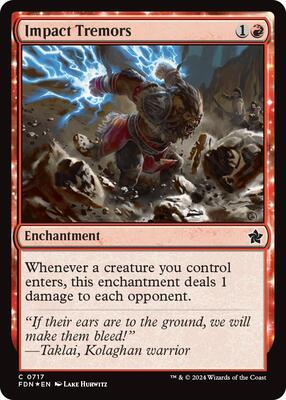 Impact Tremors card from Foundations