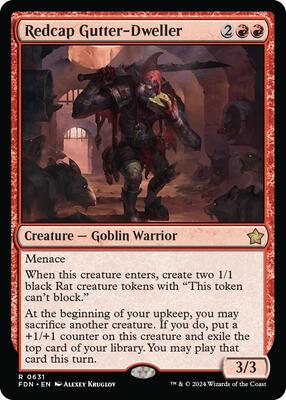 Redcap Gutter-Dweller card from Foundations