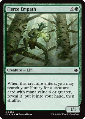 Fierce Empath card from Foundations