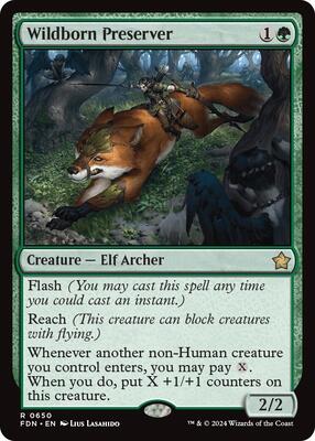 Wildborn Preserver card from Foundations