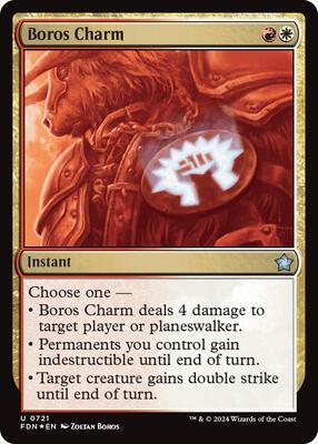 Boros Charm card from Foundations