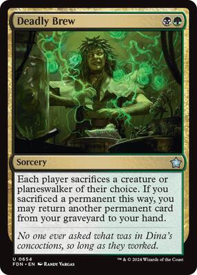 Deadly Brew card from Foundations