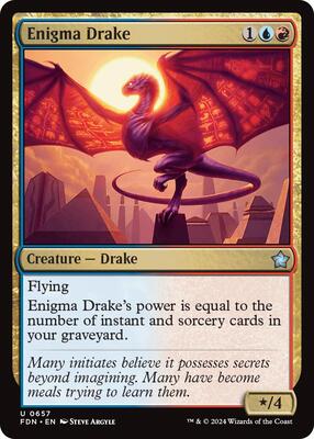 Enigma Drake card from Foundations