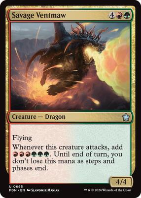 Savage Ventmaw card from Foundations