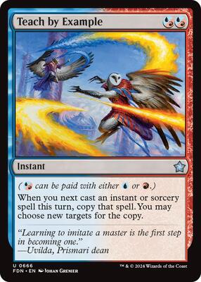 Teach By Example card from Foundations