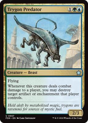 Trygon Predator card from Foundations