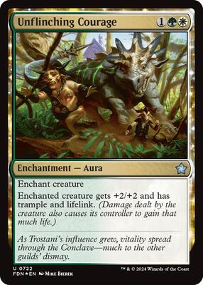 Unflinching Courage card from Foundations