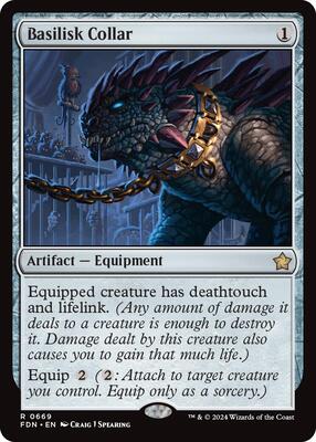 Basilisk Collar card from Foundations
