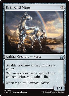 Diamond Mare (0672) card from Foundations