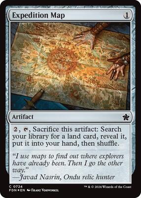 Expedition Map card from Foundations
