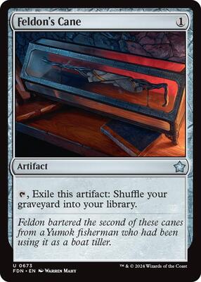 Feldon's Cane card from Foundations
