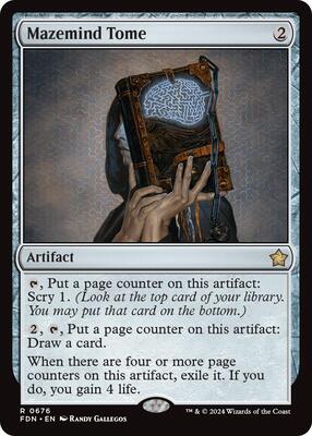 Mazemind Tome card from Foundations