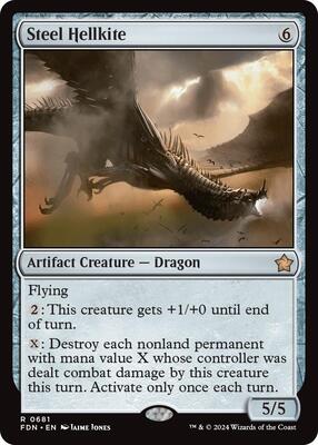 Steel Hellkite card from Foundations