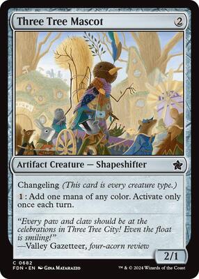 Three Tree Mascot card from Foundations