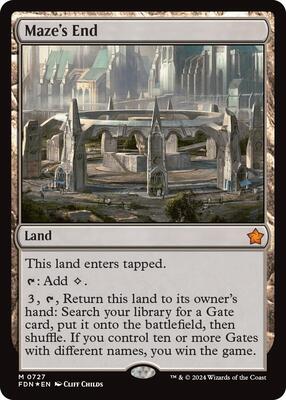 Maze's End card from Foundations