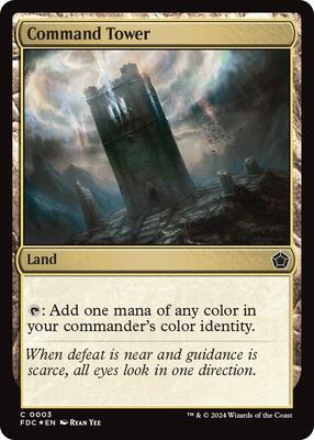 Command Tower card from Commander: Foundations