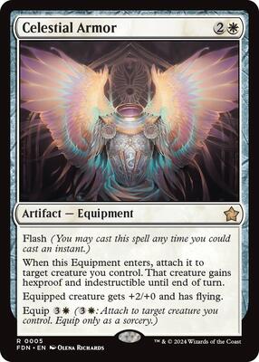 Celestial Armor card from Foundations