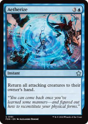 Aetherize card from Foundations