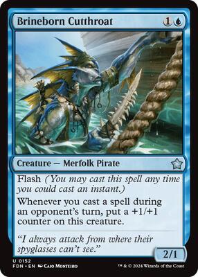 Brineborn Cutthroat card from Foundations