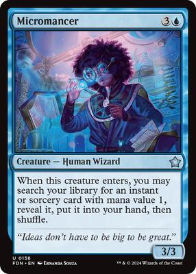 Micromancer card from Foundations