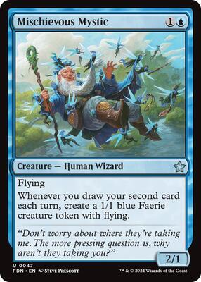 Mischievous Mystic card from Foundations