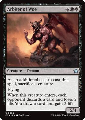 Arbiter of Woe card from Foundations