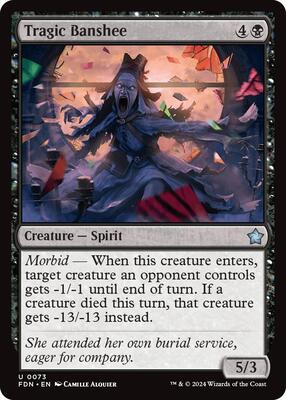 Tragic Banshee card from Foundations