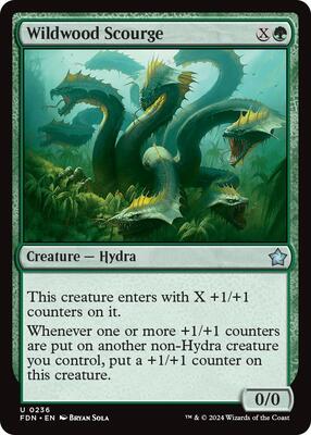 Wildwood Scourge card from Foundations