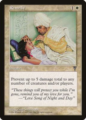Remedy card from Visions