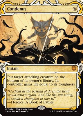 Condemn (Showcase) card from Special Guests