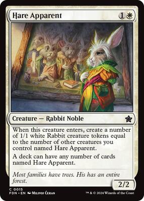 Hare Apparent card from Foundations