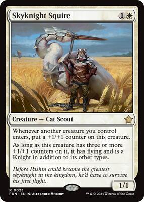 Skyknight Squire card from Foundations