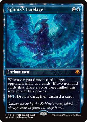 Sphinx's Tutelage (Showcase) card from Special Guests