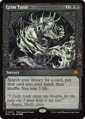 Grim Tutor (Showcase) card from Special Guests