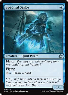 Spectral Sailor (0164) card from Foundations