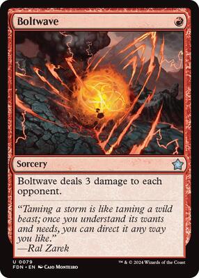 Boltwave card from Foundations