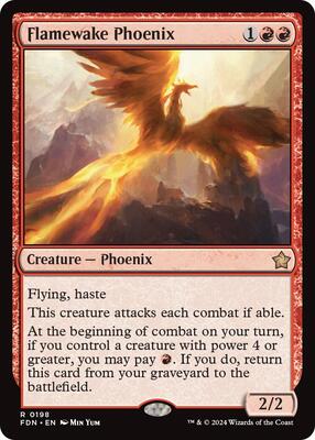 Flamewake Phoenix card from Foundations