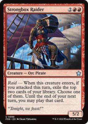 Strongbox Raider card from Foundations