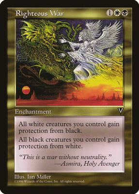 Righteous War card from Visions