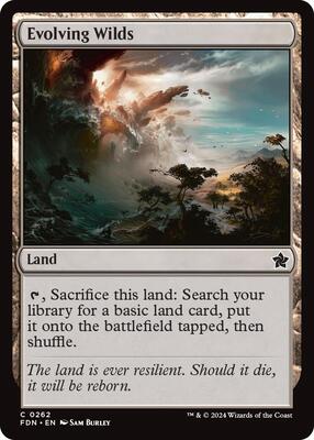 Evolving Wilds card from Foundations