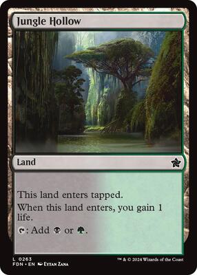 Jungle Hollow card from Foundations