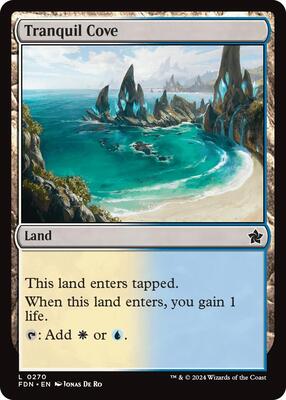 Tranquil Cove card from Foundations
