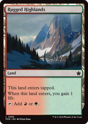 Rugged Highlands card from Foundations
