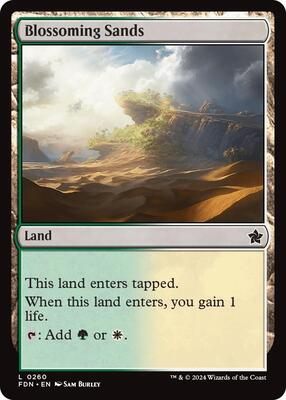Blossoming Sands card from Foundations
