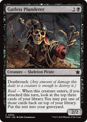 Gutless Plunderer card from Foundations