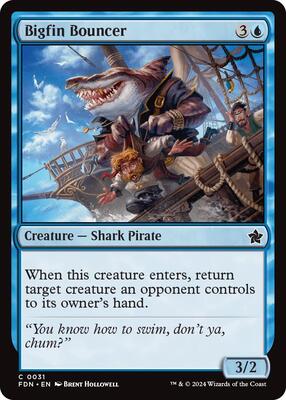 Bigfin Bouncer card from Foundations