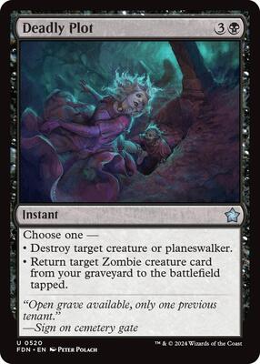 Deadly Plot card from Foundations
